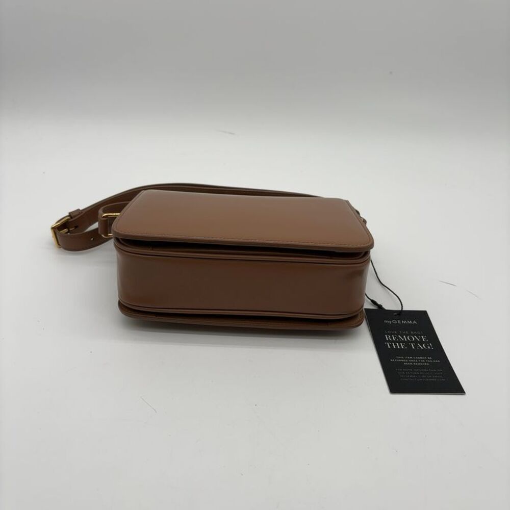Celine Bronze Calfskin Teen Triomphe Bag - Picture 7 of 8